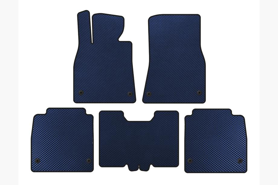 Lexus LS 2007-2017 EVA Floor Mats (2007-2010, SD, Long Wheelbase, Blue) Image