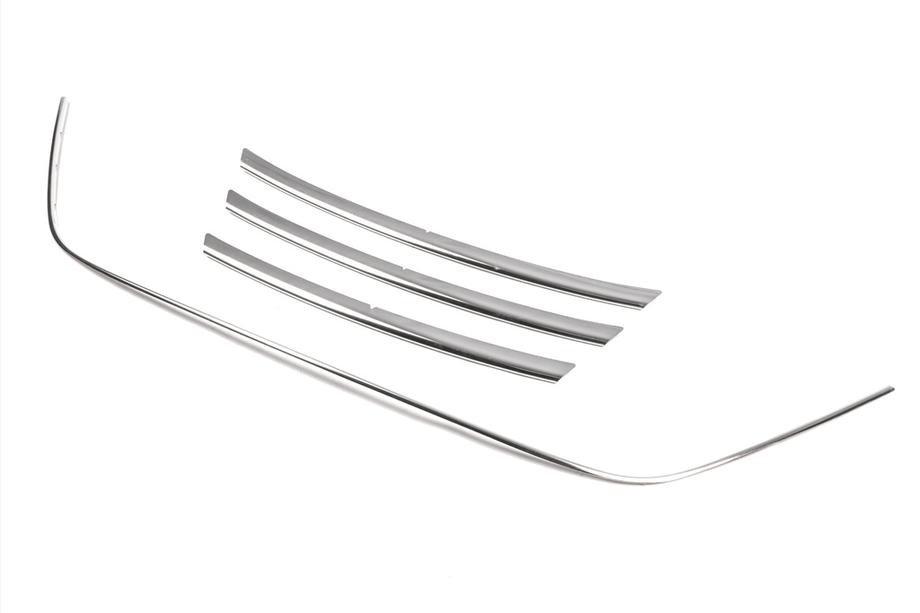Hyundai I-30 2012-2017 Covers for lower grille and surround STYLE (stainless steel) Photo 3