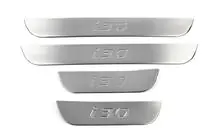 Hyundai I-30 2012-2017 Door Sill Protectors OmsaLine (4 pcs, Stainless Steel) photo 2