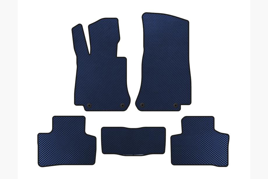 Mercedes EQC 2019-2023 EVA Floor Mats (Blue) Image