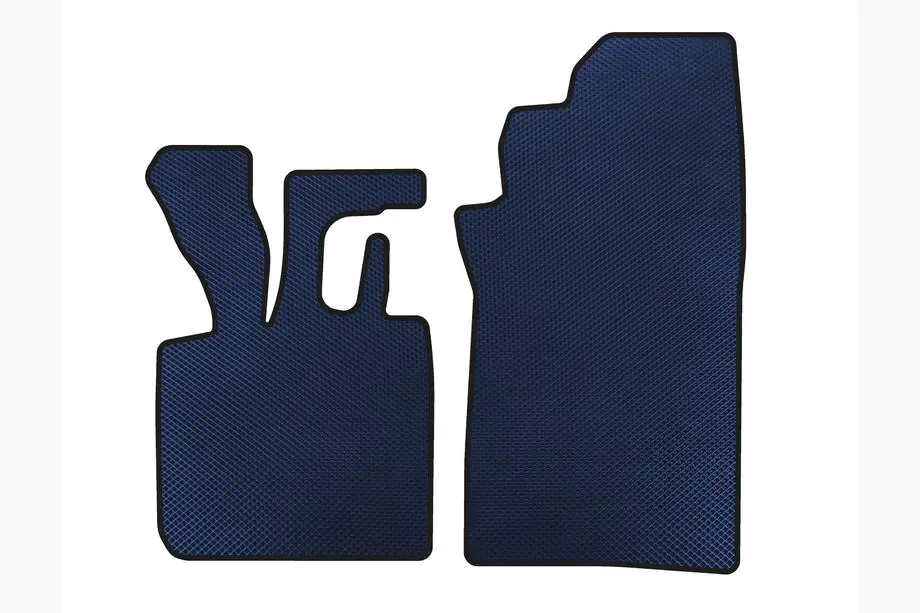 Smart 1998-2007 EVA Floor Mats (1998-2003 Convertible, Blue) Image