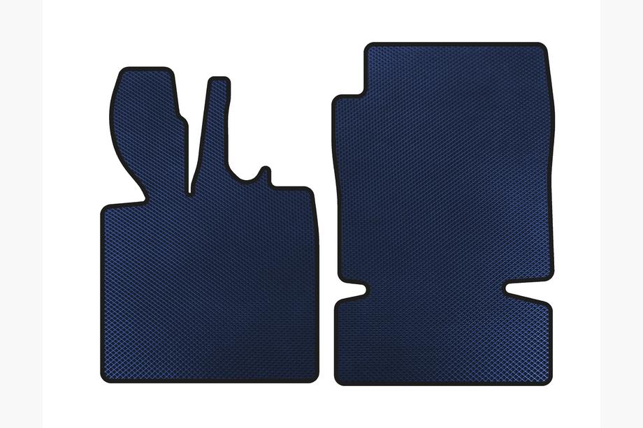 Smart 1998-2007 EVA Floor Mats (2003-2007, Coupe, Blue) Image