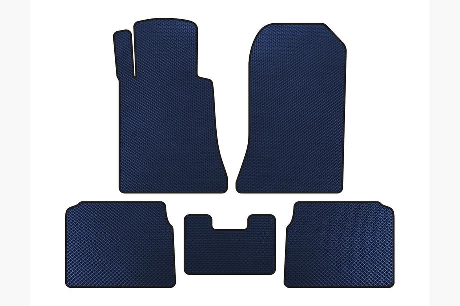 Mercedes E-class W124 1984–1997 EVA Floor Mats (SD, Blue) Image