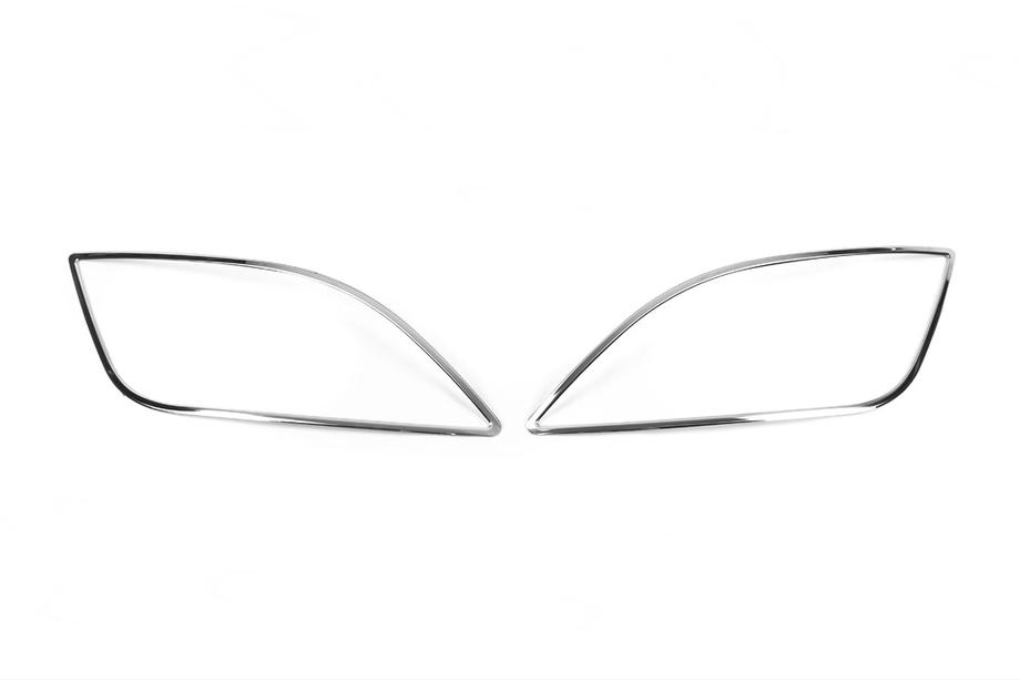Hyundai I-30 2012-2017 Chrome Fog Light Covers (2 pcs, Stainless Steel) Image