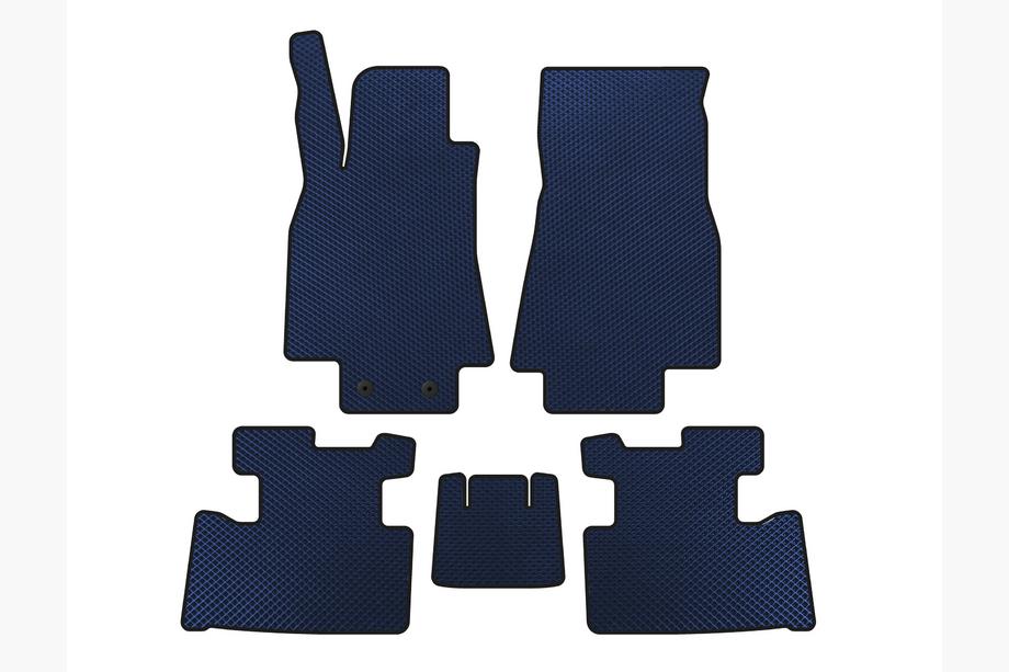 Mercedes A-class W169 2004-2012 EVA Floor Mats (2004-2008, HB, 5-Door, Blue) Image