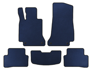 Mercedes C-class W205 2014-2021 EVA Floor Mats (SD, Blue) photo 1
