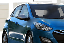 Hyundai I-30 2012-2017 Mirror covers without indicator (2 pcs, stainless steel) photo 1
