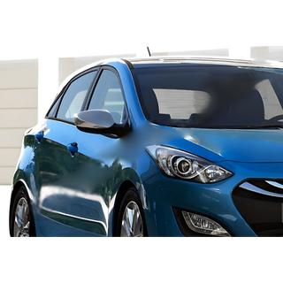 Mirror covers without indicator (2 pcs, stainless steel) Hyundai I-30 2012-2017 photo 1