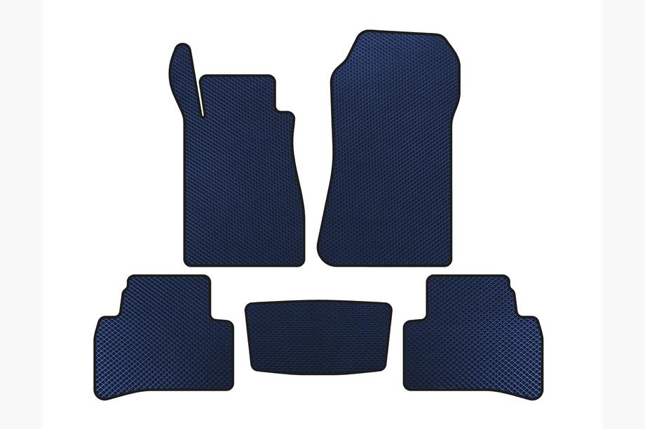 Mercedes CLK W208 1997-2002 EVA Floor Mats (Coupe, Blue) Image