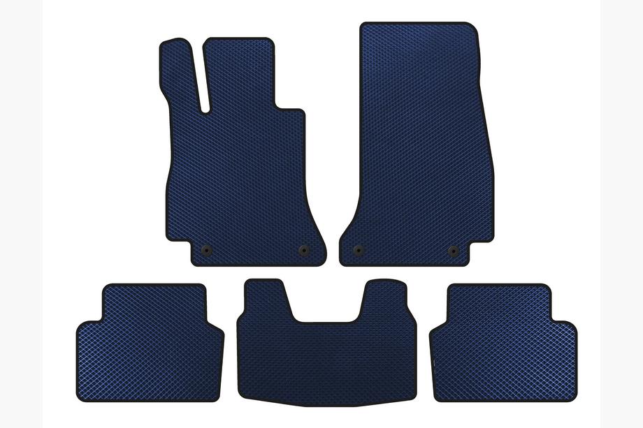 Mercedes E-class W213 2016-2023 EVA Floor Mats (SD, Blue) Image