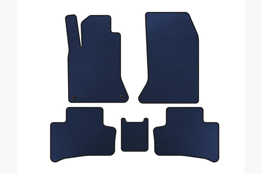 Mercedes B-class W246 2011-2018 EVA Floor Mats (2011-2015, Electric, Blue) Image