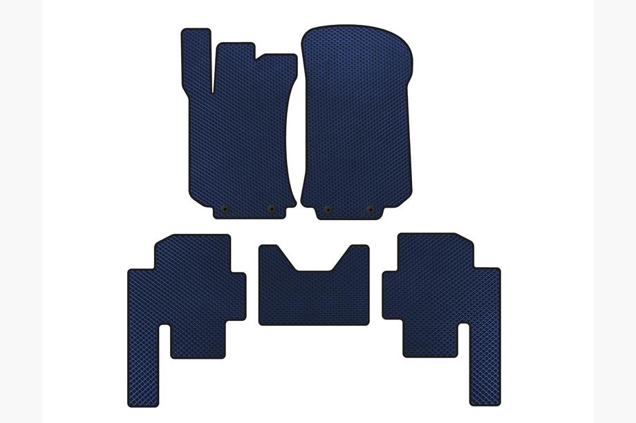 Mercedes R-class W251 2005-2017 EVA Floor Mats (2 Rows, Blue) Image
