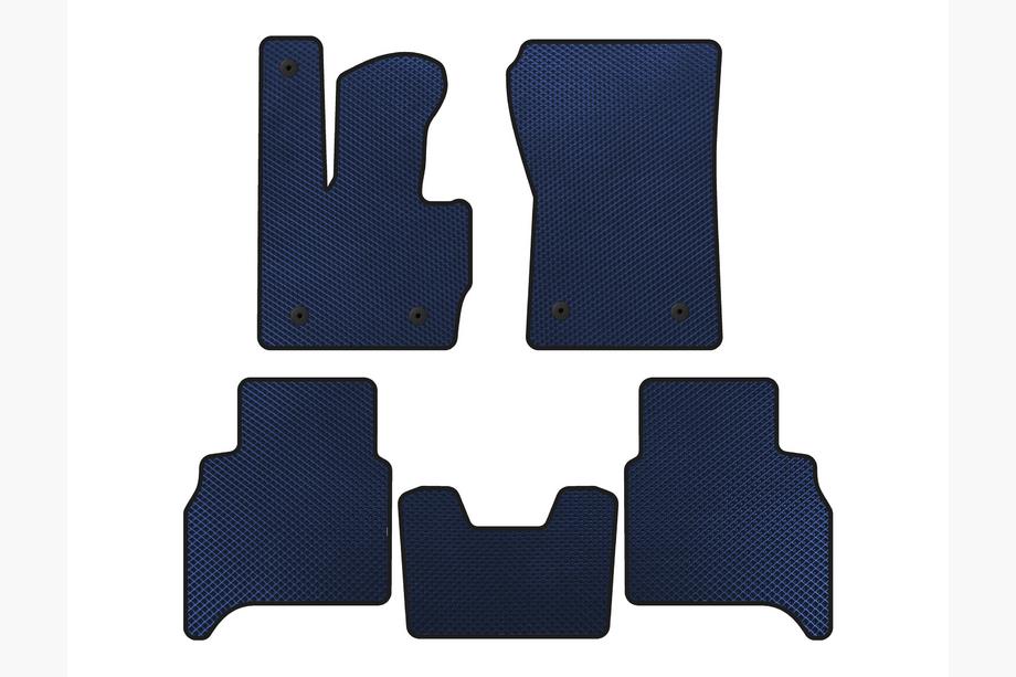 Mercedes G class W463 2018-2024 EVA Floor Mats (Automatic, Blue) Image