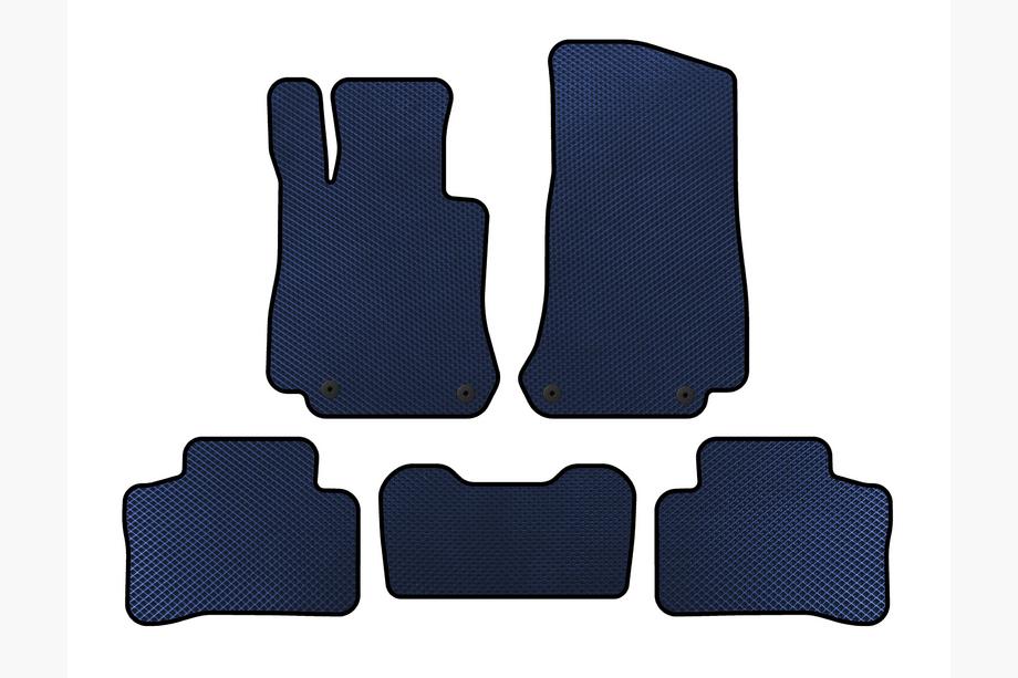 Mercedes GLC X253 2015-2022 EVA Floor Mats (Blue) Image
