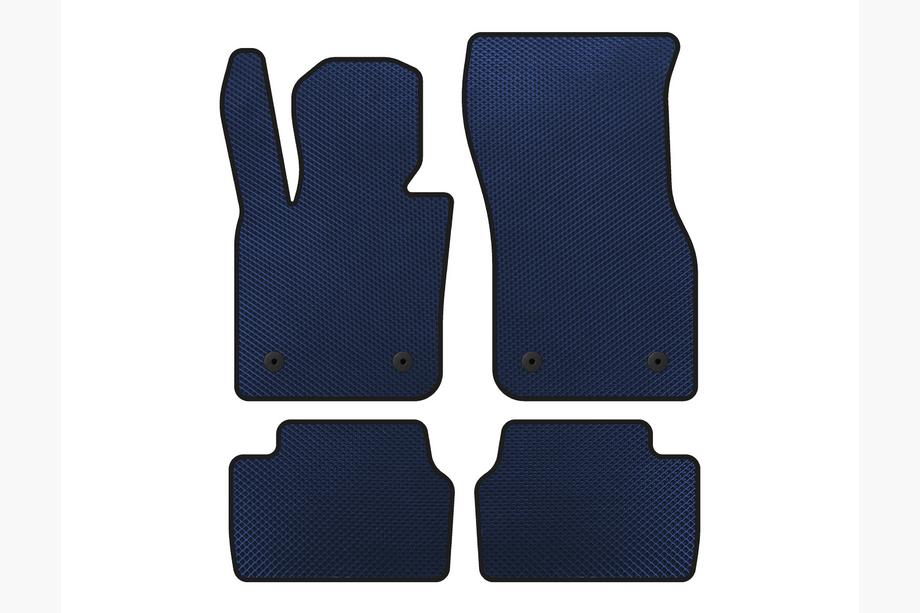 Mini Cooper F55/56/57 2014-2023 EVA Floor Mats (for F55, 5-Door, Blue) Image