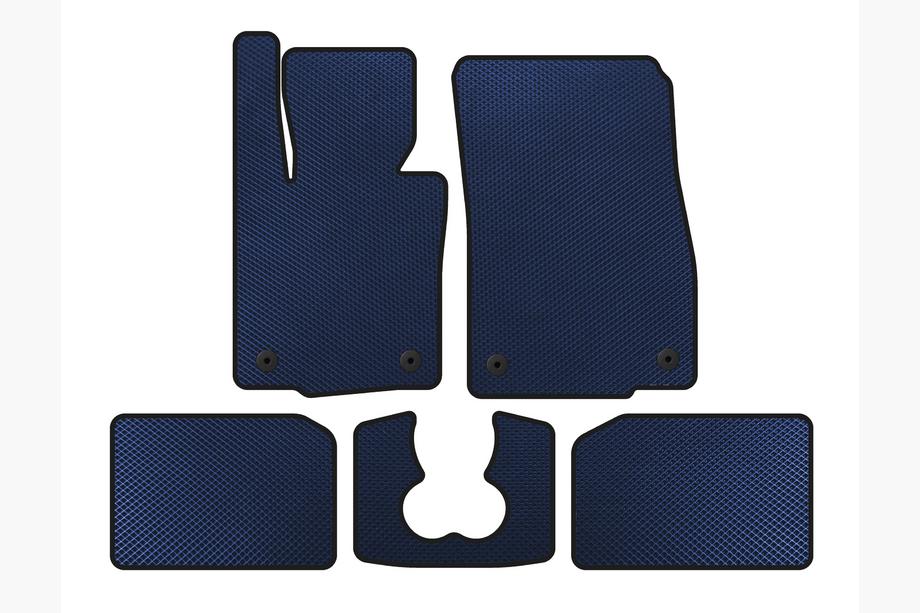 Mini Cooper F55/56/57 2014-2023 EVA Floor Mats (for S F55, 5-Door, Blue) Image