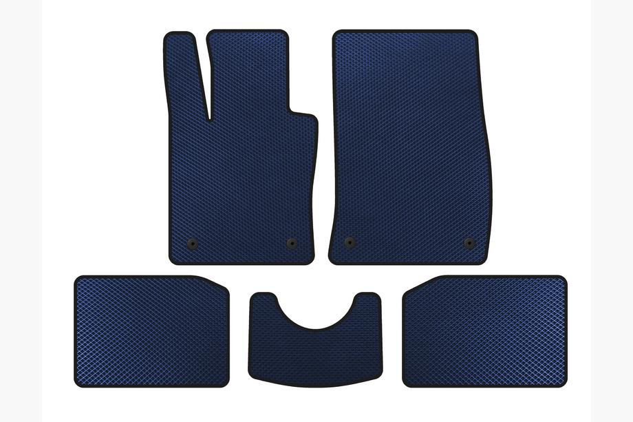 Mini Countryman R60 2010-2017 EVA Floor Mats (SD Trim, Blue) Image