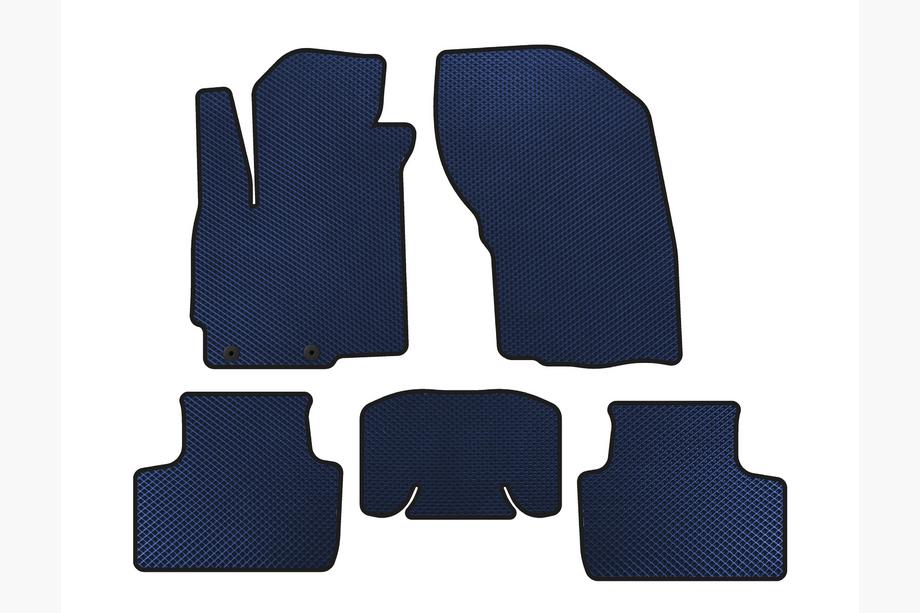 Mitsubishi ASX 2010-2023 EVA Floor Mats (2019-2023, Blue) Image