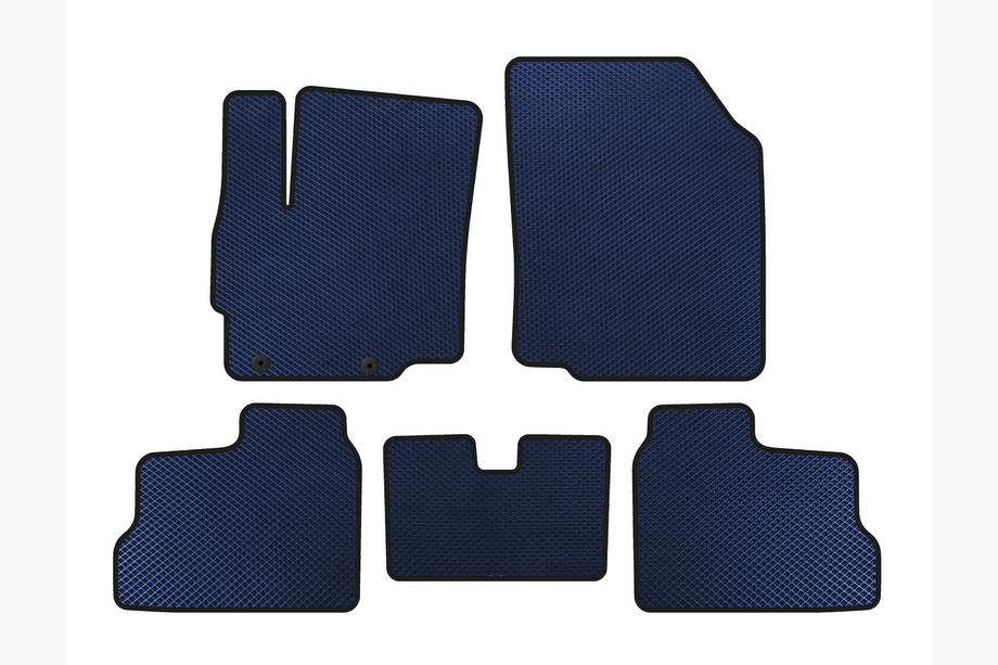 Mitsubishi Space Star/Mirage 2012- EVA Floor Mats (for Mirage, HB, Blue) Image
