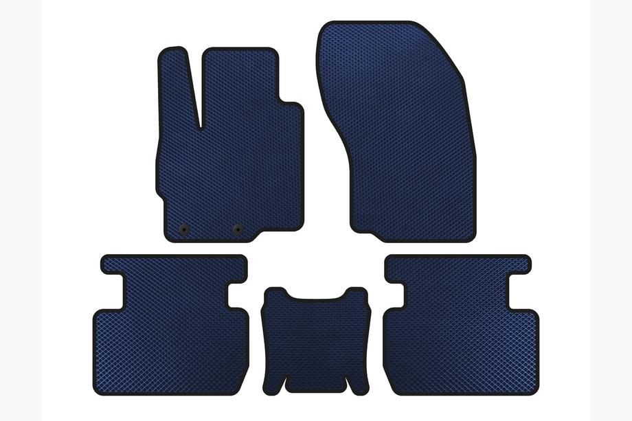 Mitsubishi Outlander 2021- EVA Floor Mats (Blue) Image