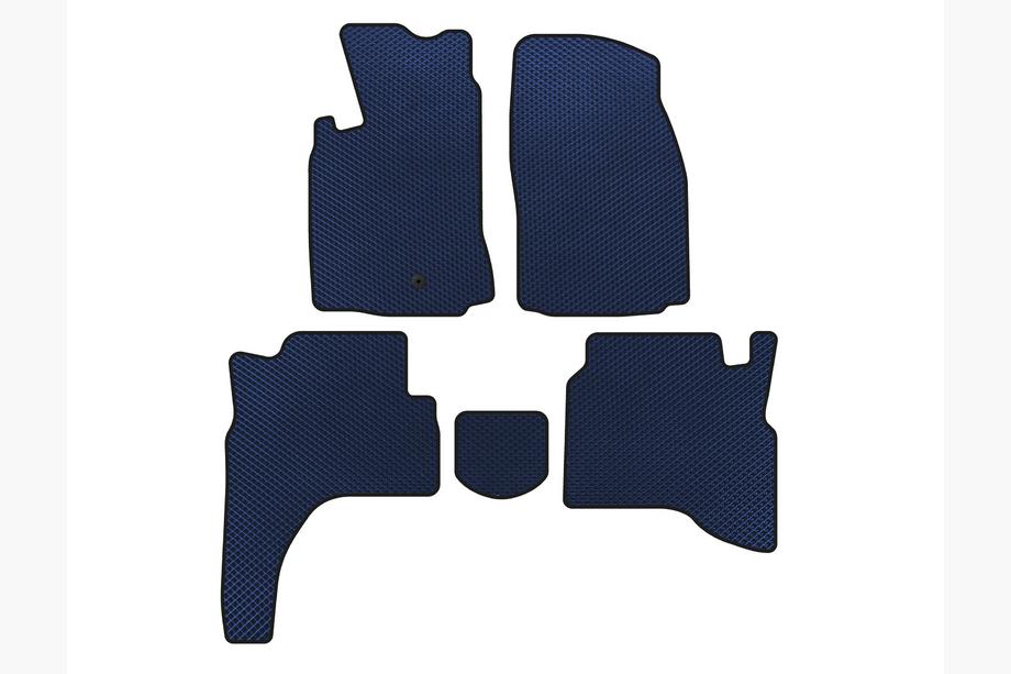 Mitsubishi Pajero Sport 1996-2007 EVA Floor Mats (Blue) Image
