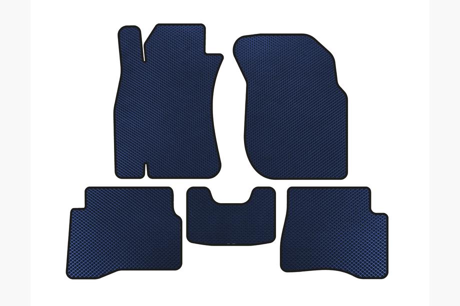 Nissan Almera N16 2000-2006 EVA Floor Mats (SD, Blue) Image