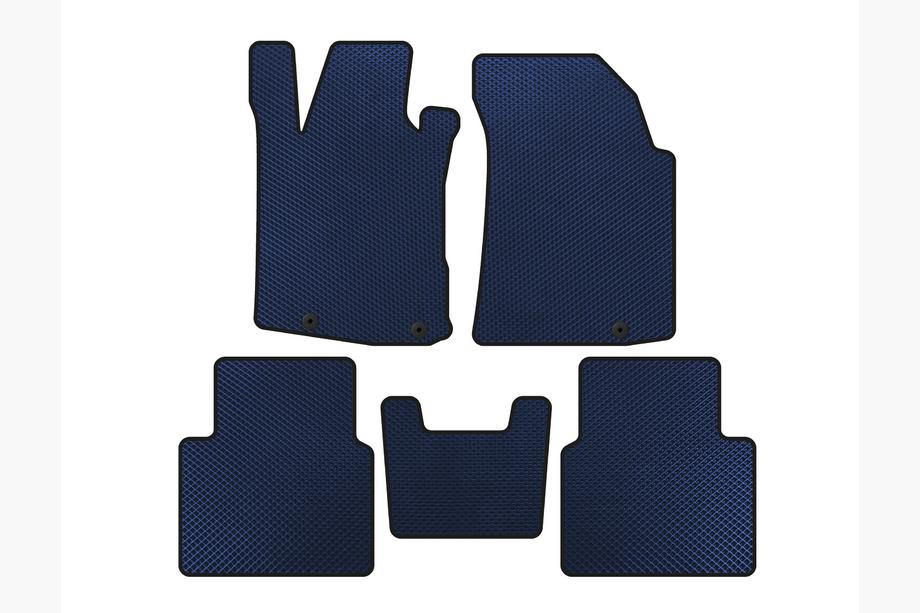 Nissan Maxima 2015-2023 EVA Floor Mats (SD, Blue) Image