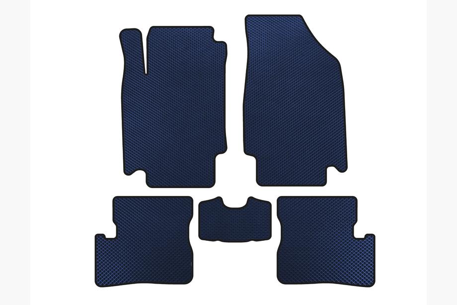 Nissan Micra K12 2003-2010 EVA Floor Mats (HB, Blue) Image