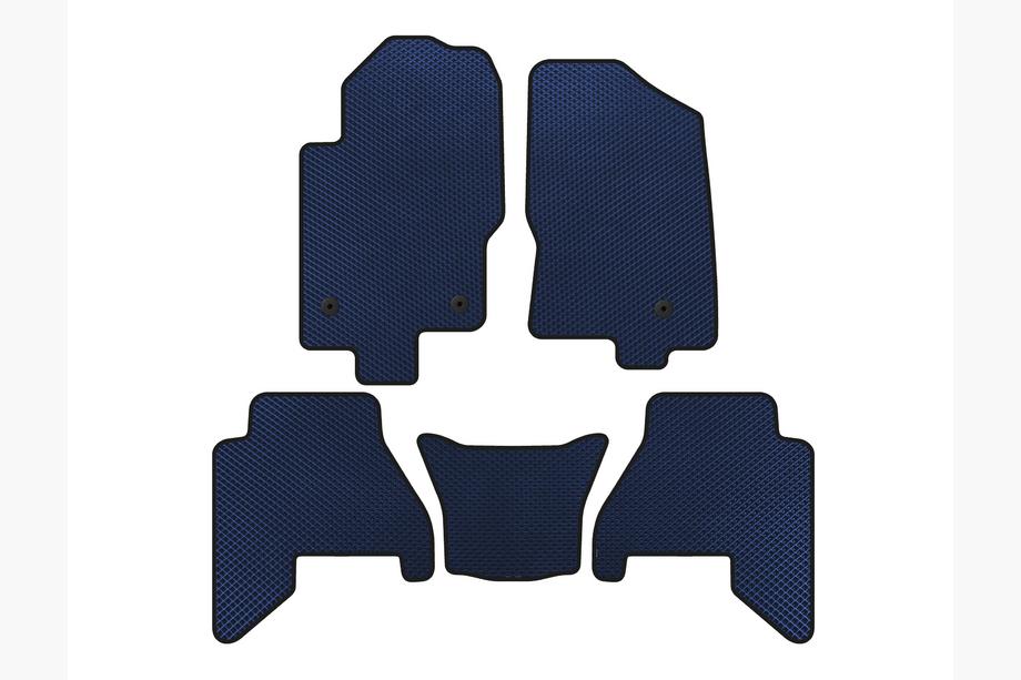 Nissan Pathfinder R51 2005-2014 EVA V2 Floor Mats (2 rows, Blue, 2010-2014) Photo 1