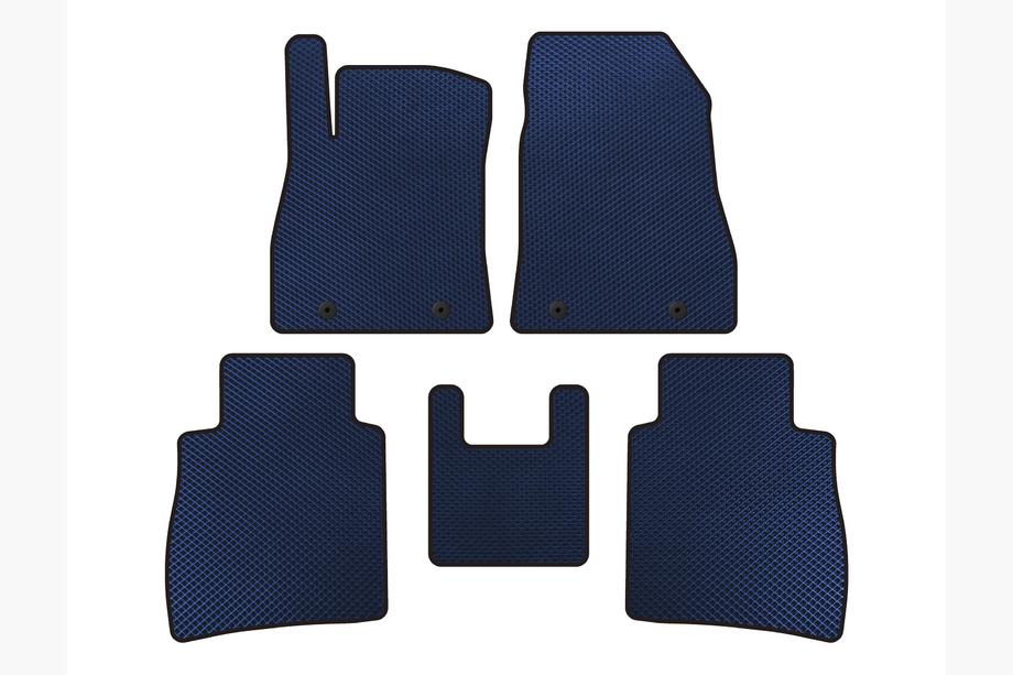 Nissan Sentra 2012-2019 EVA Floor Mats (SD, Blue) Image