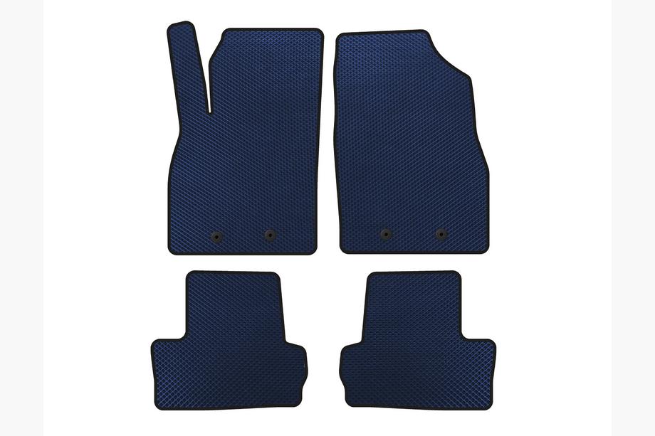Opel Ampera 2011-2016 EVA Floor Mats (LB, Hybrid, Blue) Image