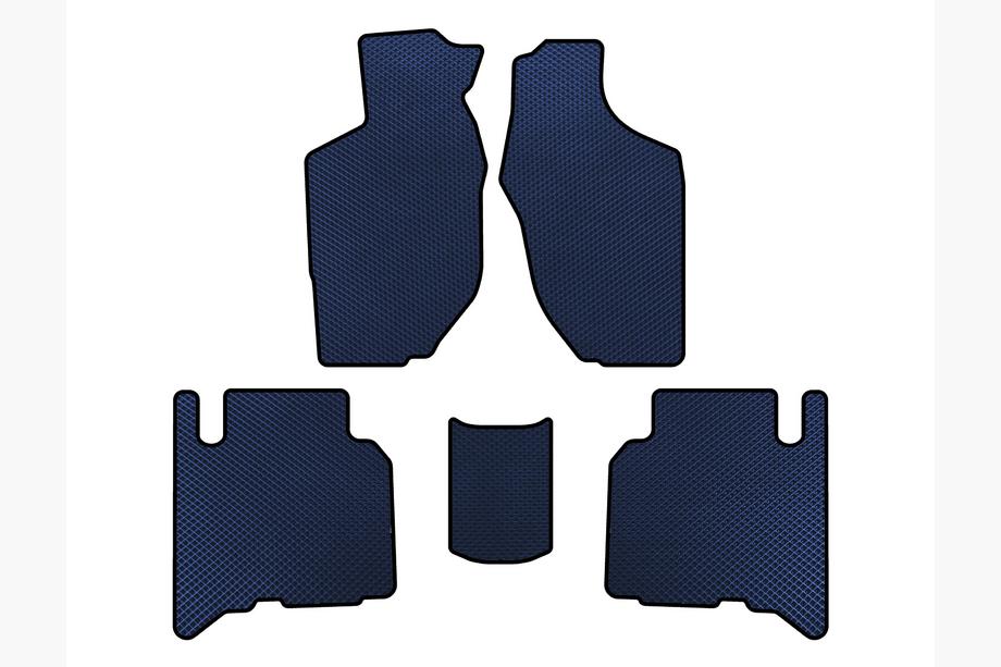 Opel Frontera 1998-2003 EVA Floor Mats (5-Door, Blue) Image