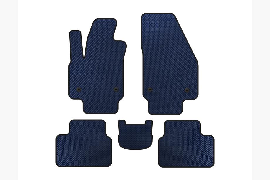 Opel Meriva 2010-2017 EVA Floor Mats (Blue) Image