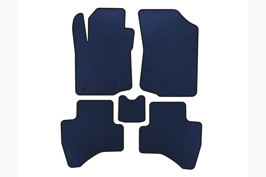 Peugeot 107 2005-2014 EVA Floor Mats (HB, Blue) Image