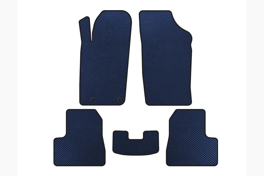 Peugeot 206 1998-2024 EVA Floor Mats (2009-2013, Blue) Image