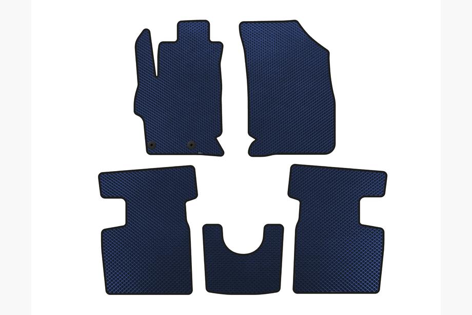 Peugeot 301 2012- EVA Floor Mats (2017+, SD, Blue) Image