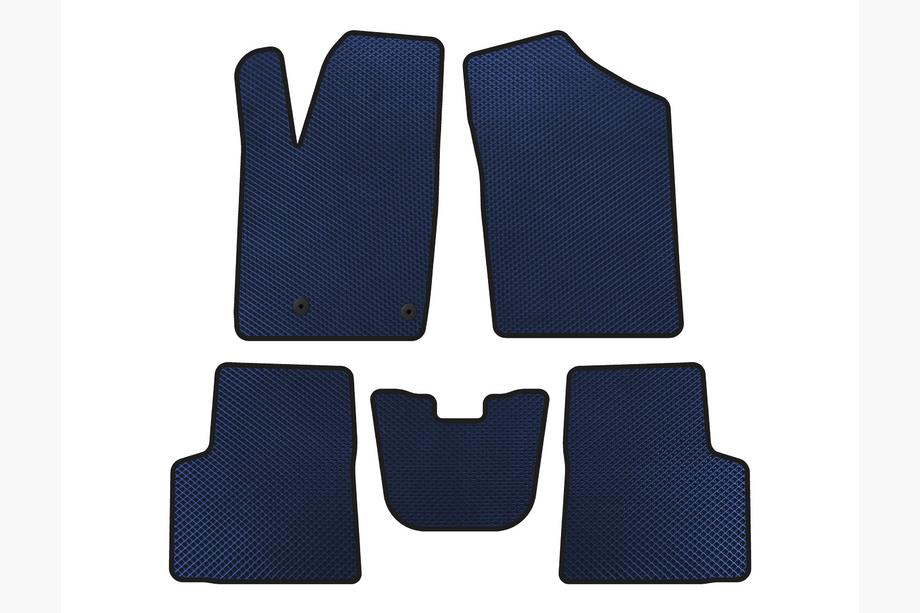 Peugeot Partner 1996-2008 EVA Floor Mats (Blue) Image