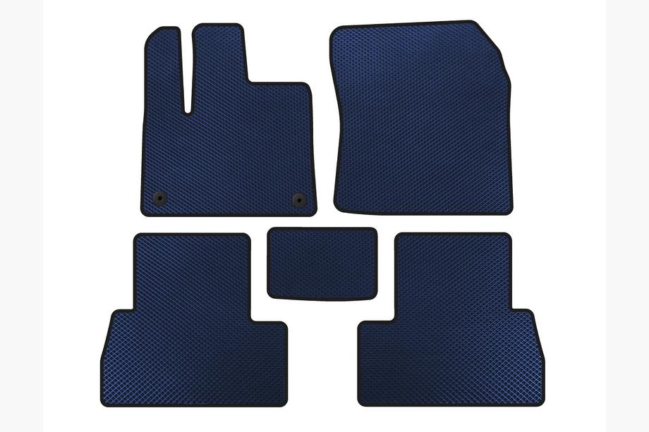 Peugeot Partner/Rifter 2019- EVA Floor Mats (Long Wheelbase, Blue) Image