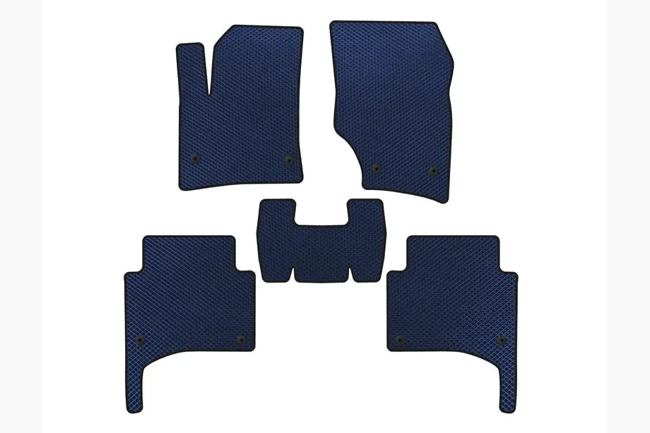 Porsche Cayenne 2003–2010 EVA Floor Mats (Blue) Image