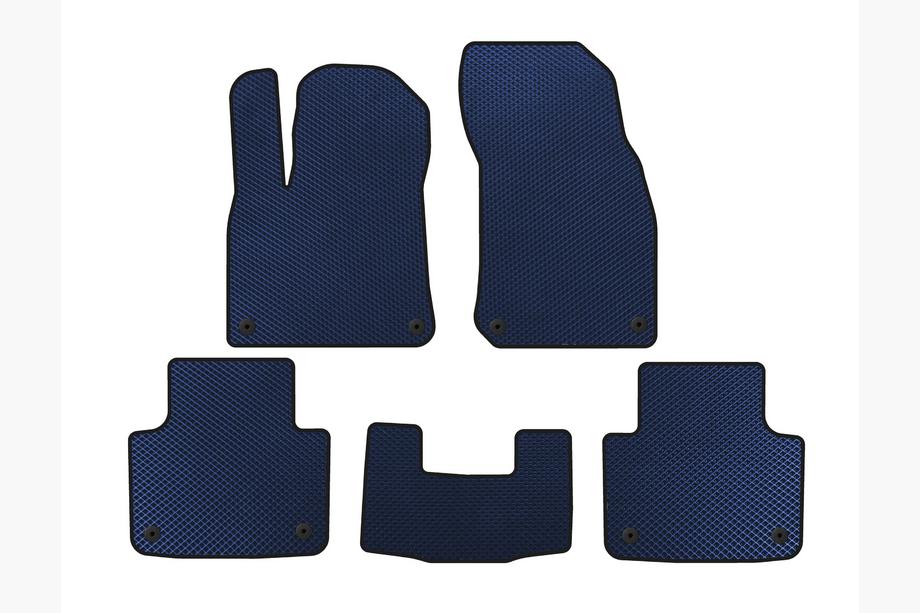 Porsche Cayenne 2018- EVA Floor Mats (Blue) Image