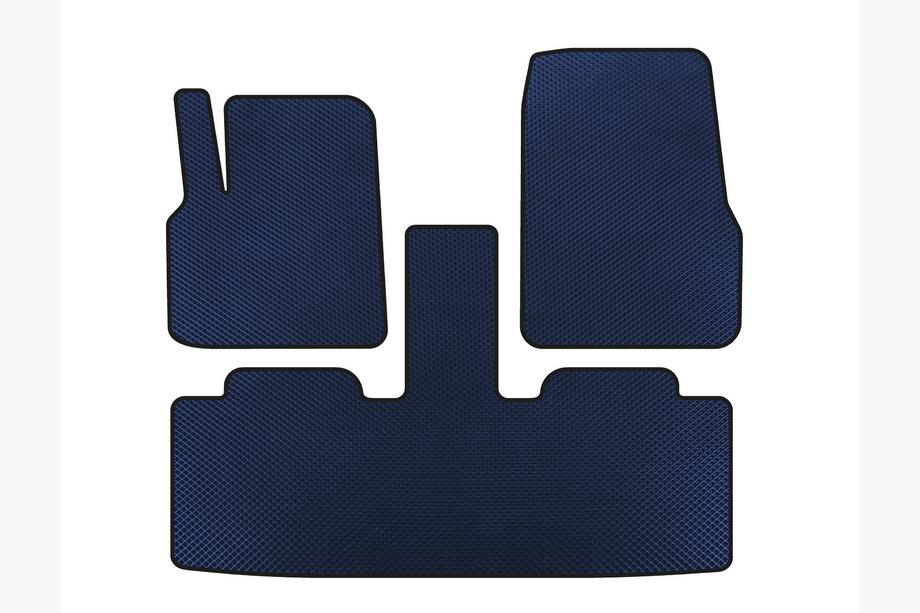 Renault Espace 2002-2014 EVA Floor Mats (2 Rows, 7-Seater, Blue) Image