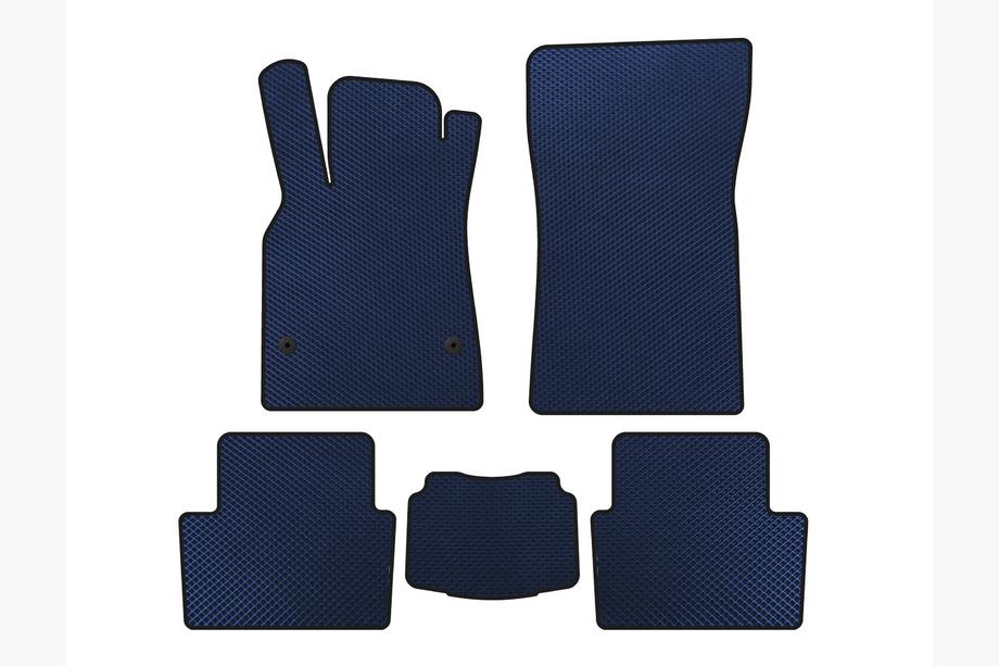 Renault Fluence 2009-2016 EVA Floor Mats (SD, Blue) Image