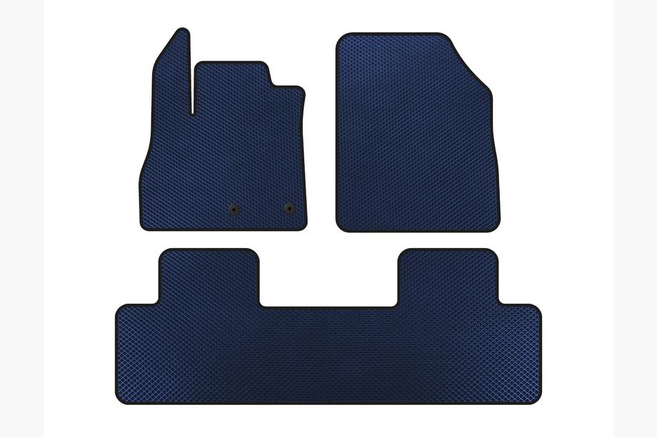 Renault Scenic/Grand 2016–2025 EVA Floor Mats (5-Seater, Blue) Image