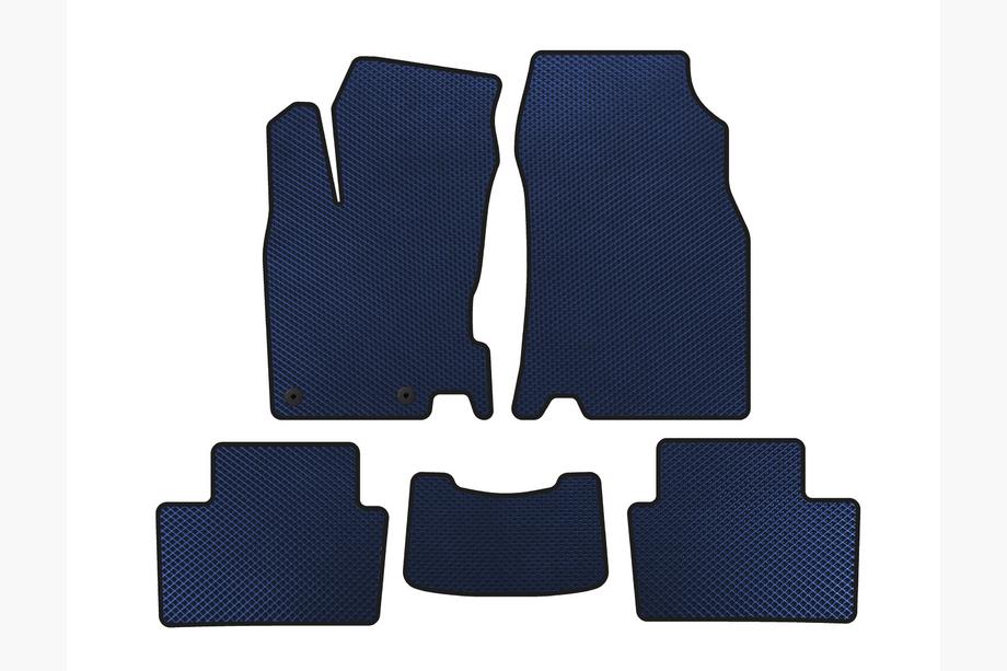 Renault Kadjar 2015-2022 EVA Floor Mats (2015-2018, Blue) Image
