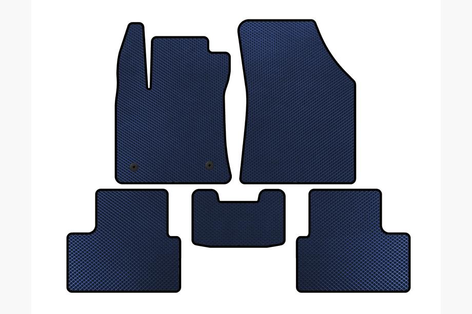 Renault Megane IV 2016-2025 EVA Floor Mats (SD, Blue) Image