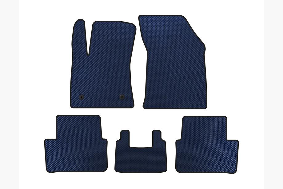 Renault Megane IV 2016-2025 EVA Floor Mats (2016-2020, SW, Blue) Image
