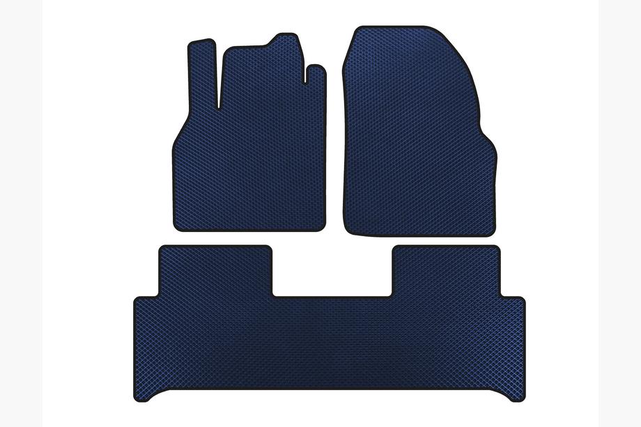 Renault Scenic/Grand 2003-2009 EVA Floor Mats (Blue) Image