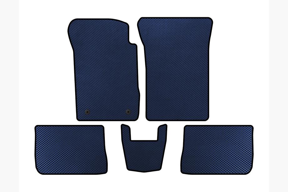 Renault Symbol 2008-2013 EVA Floor Mats (SD, Blue) Image