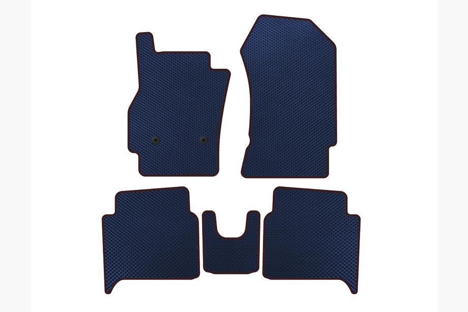 Renault Zoe 2012-2019 EVA Floor Mats (HB, Blue) Image
