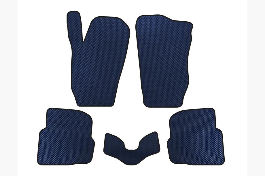 Seat Cordoba 2000-2009 EVA Floor Mats (SD, Blue) Image